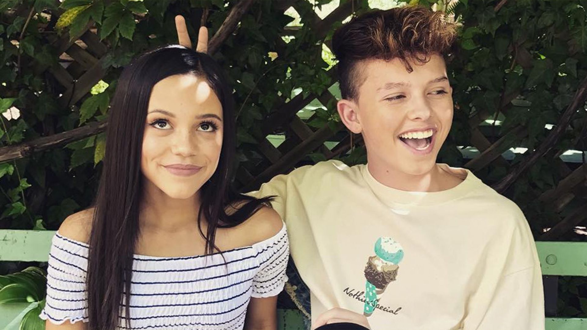 Jenna Ortega și Jacob Sartorius