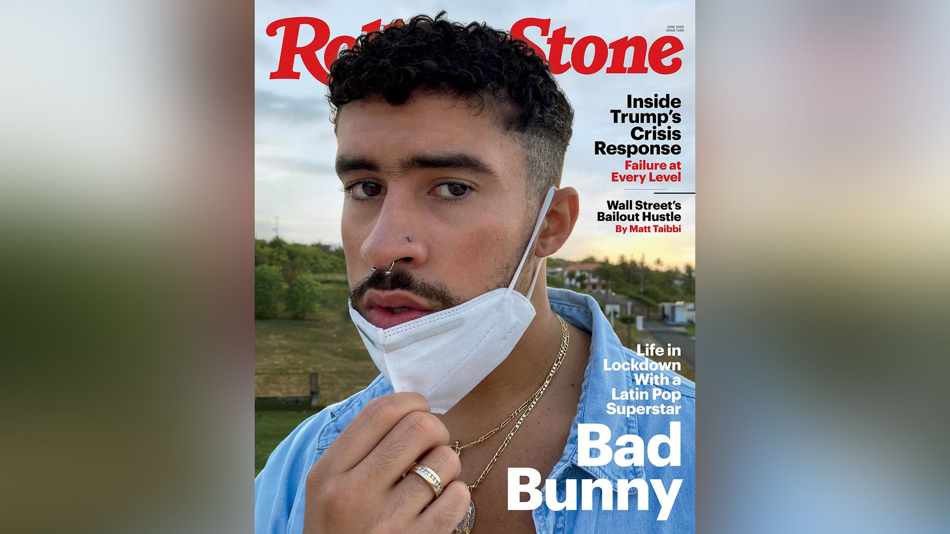 Bad Bunny pe coperta revistei Rolling Stone