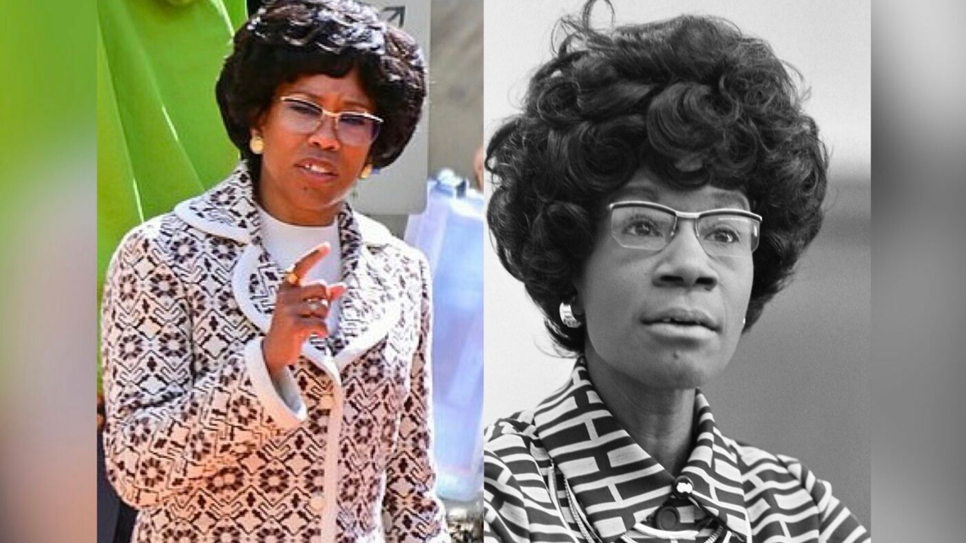 Regina King în rolul lui Shirley Chisholm