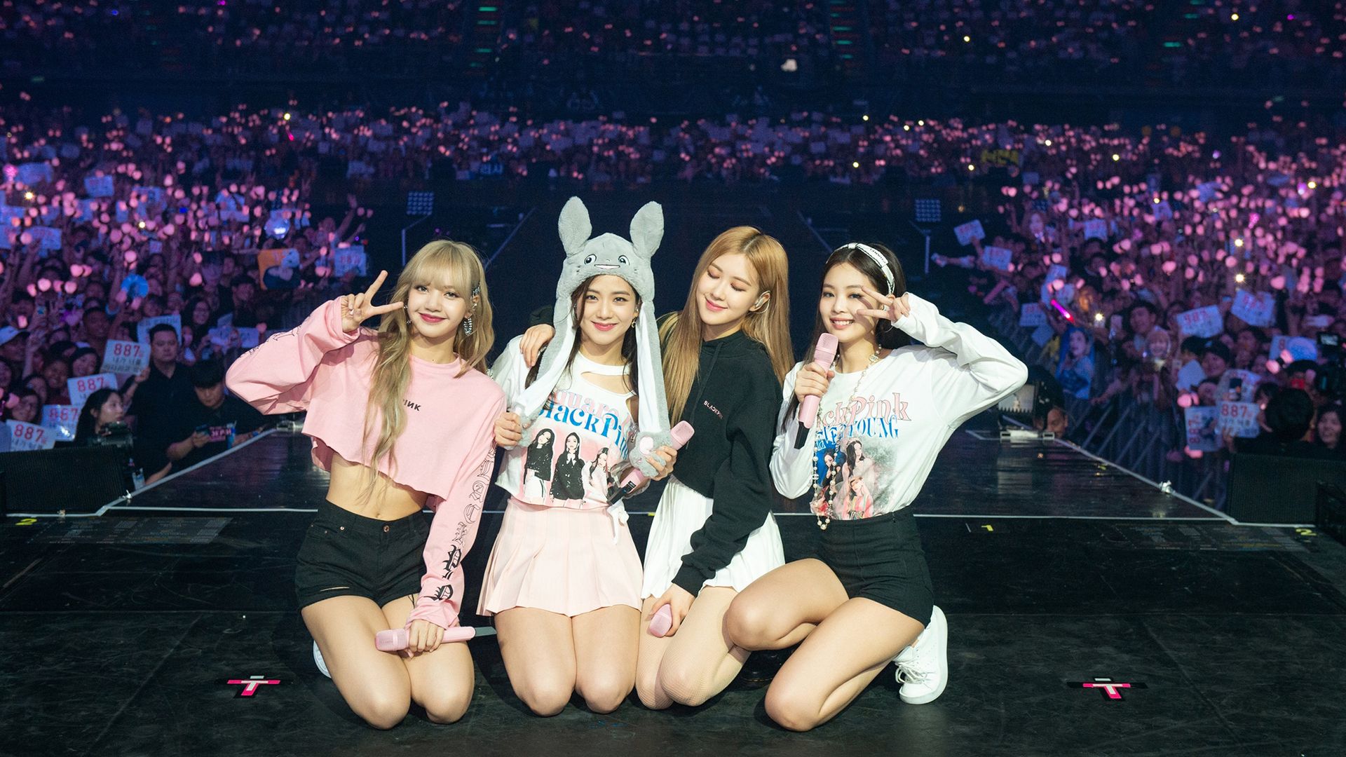 Blackpink la un concert în Bangkok ca parte a unui turneu mondial