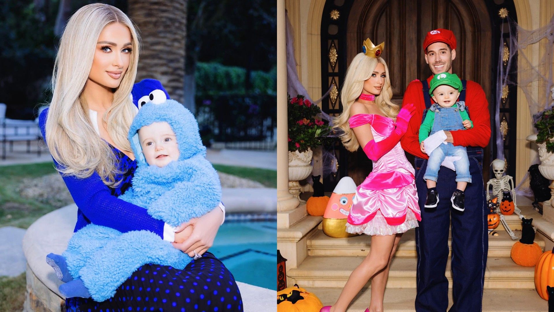 Paris Hilton cu soțul și fiul ei