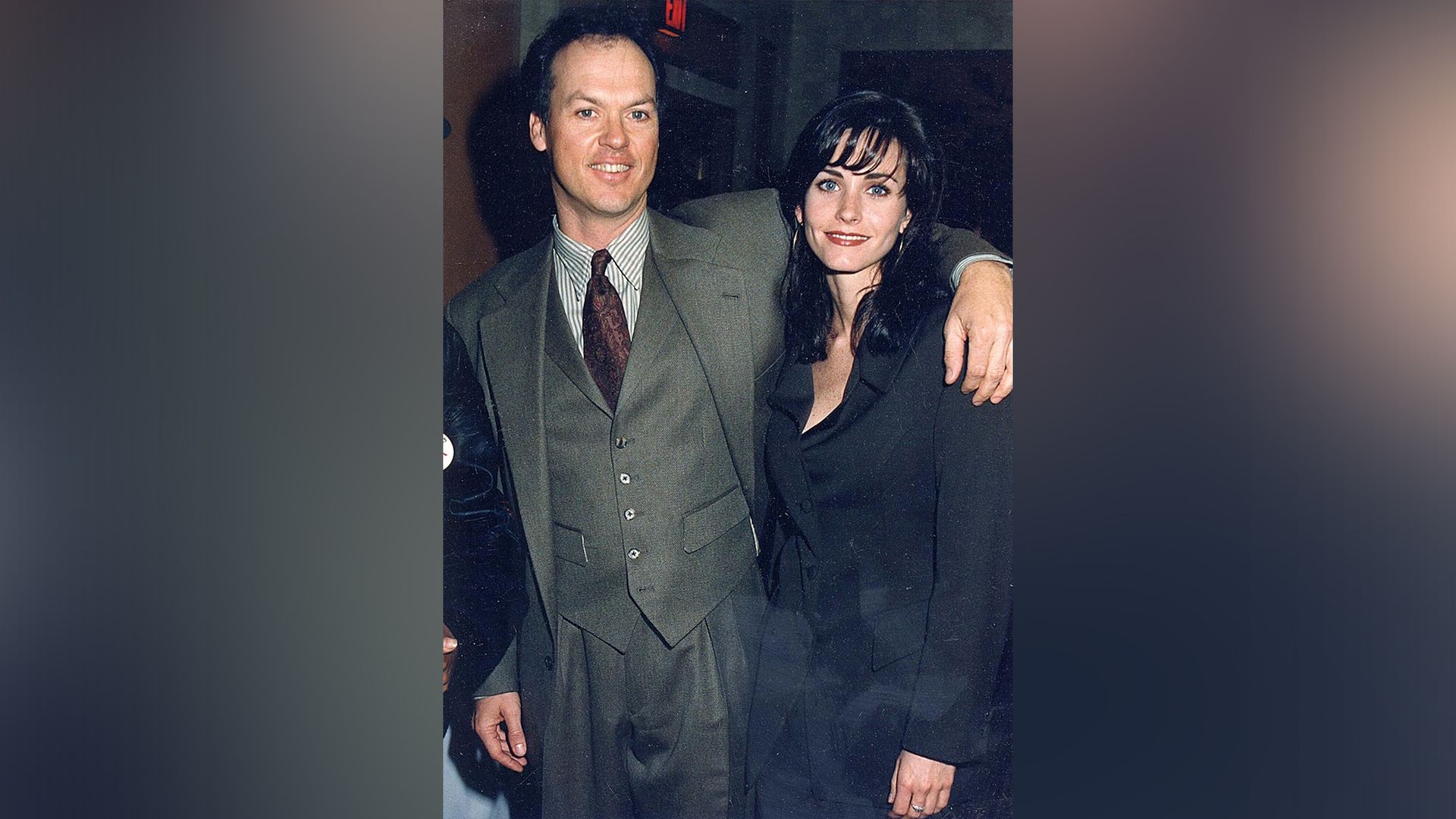 Michael Keaton și Courteney Cox