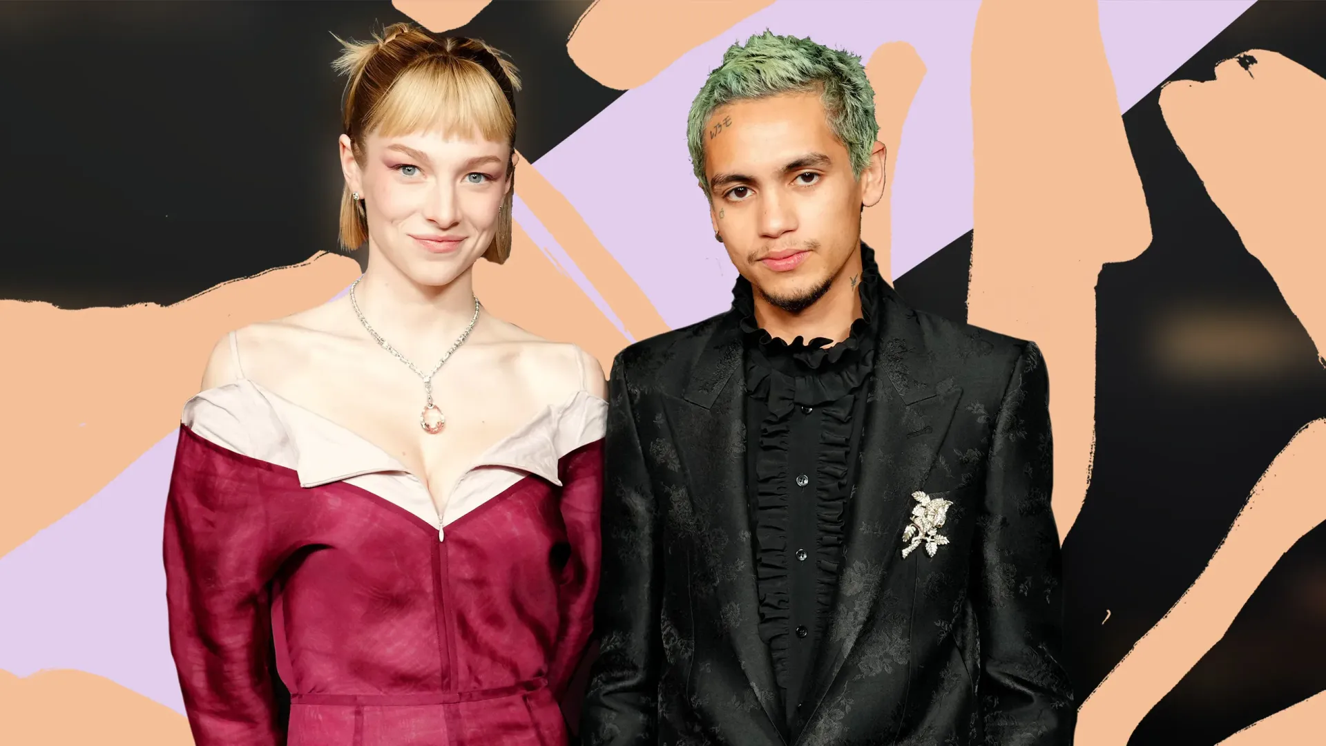 Hunter Schafer și Dominic Fike