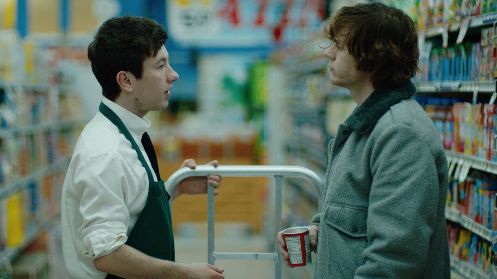 Barry Keoghan și Evan Peters în filmul 'American Animals'