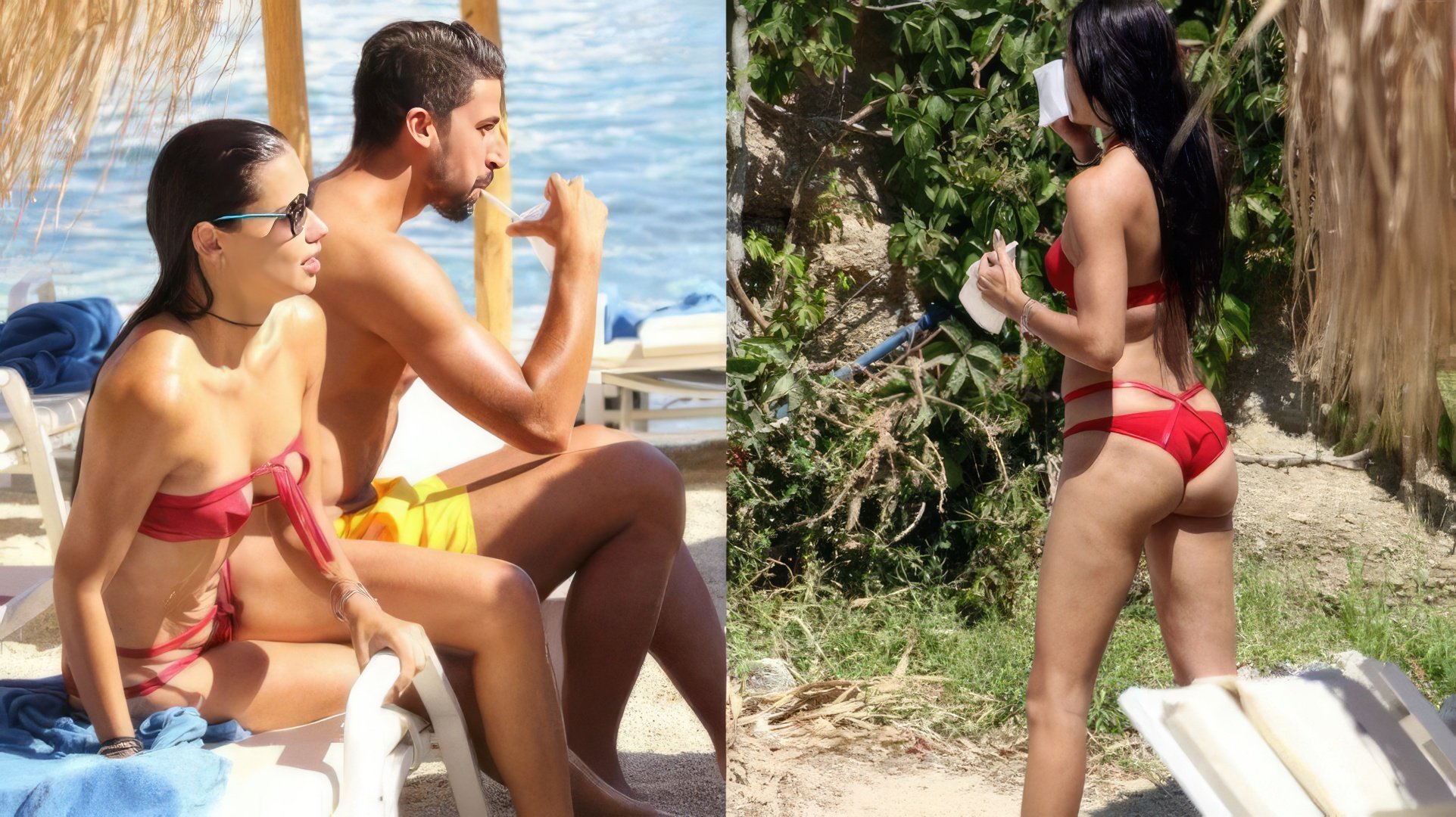 Adriana Lima în costum de baie în vacanță în Mykonos