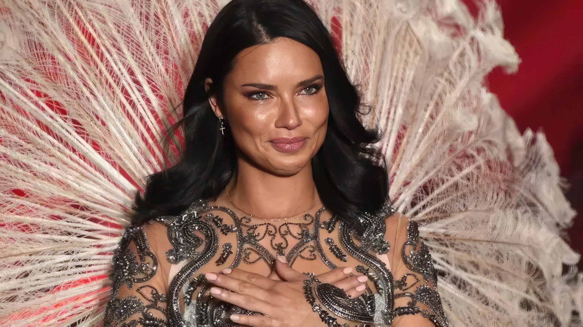 Adriana Lima la ultimul spectacol la Victoria's Secret