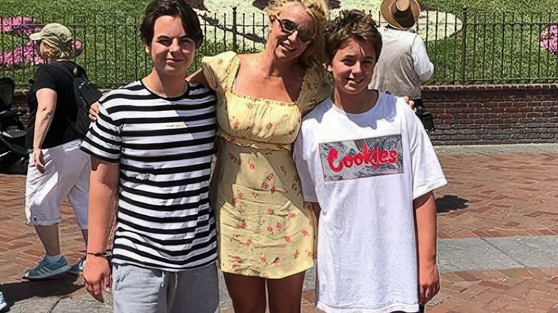 Britney Spears cu copiii ei