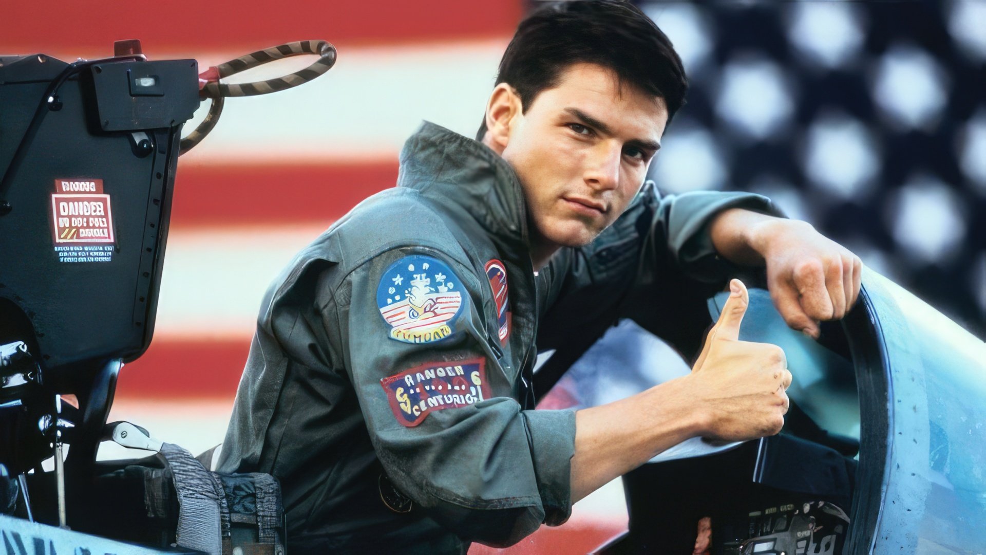 O scenă din filmul Top Gun