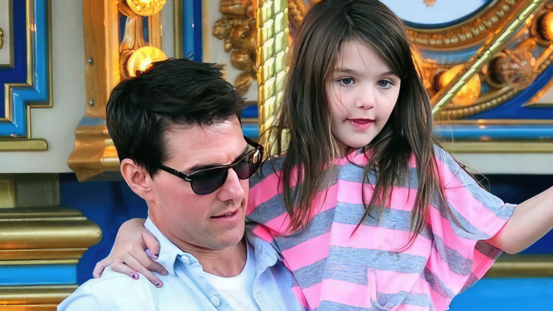 Tom Cruise cu fiica sa Suri