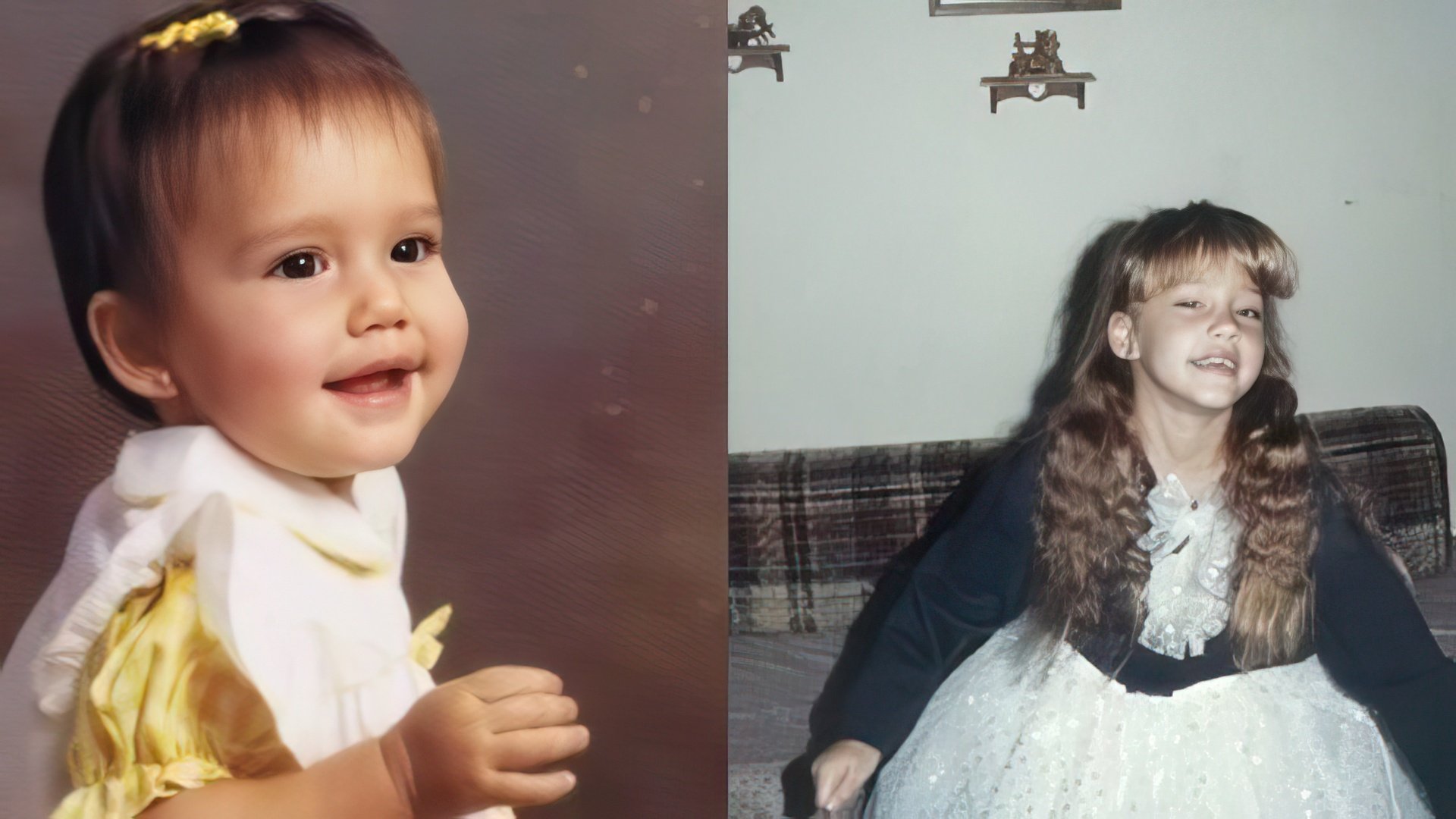 Jessica Alba în copilărie