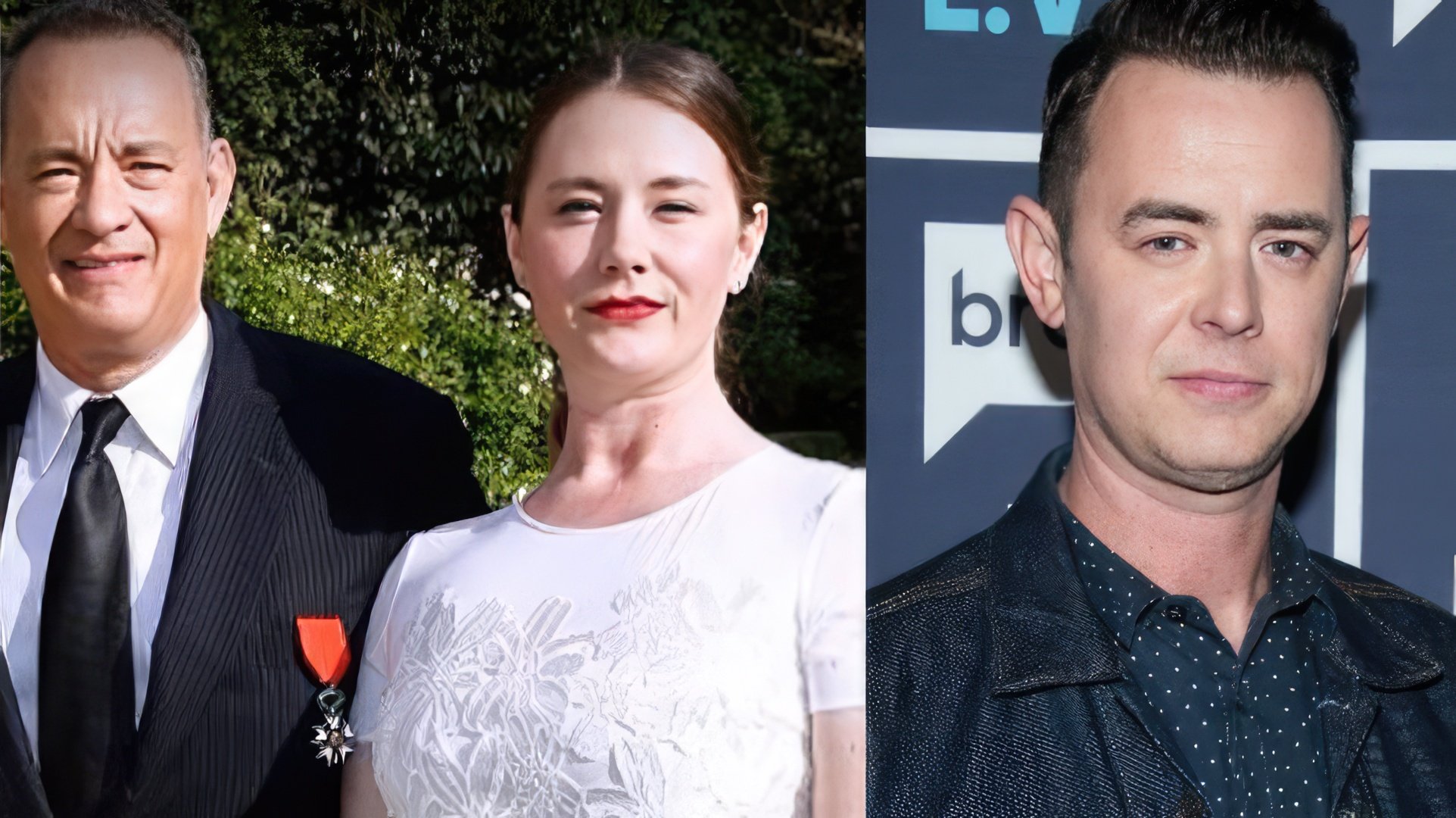 Stânga: fiica lui Tom Hanks, dreapta: fiul său cel mare, Colin