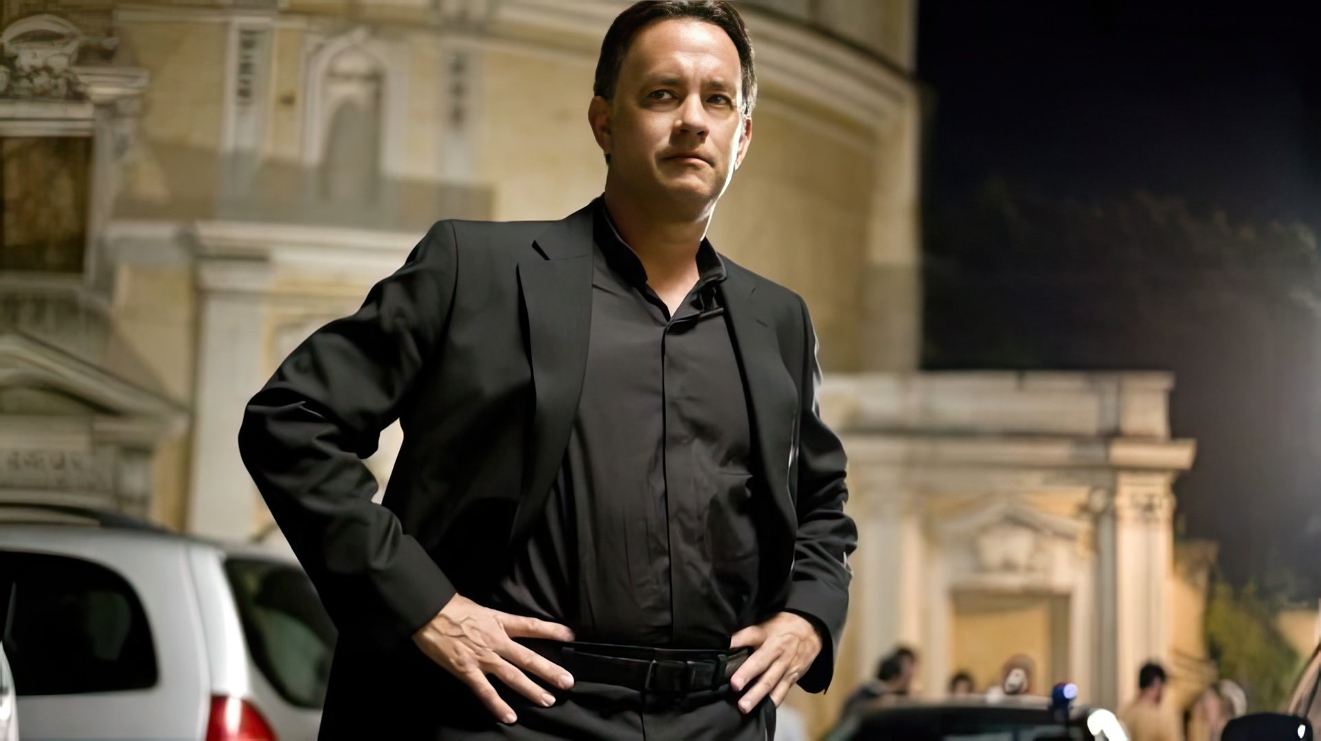 Tom Hanks în rolul profesorului Langdon