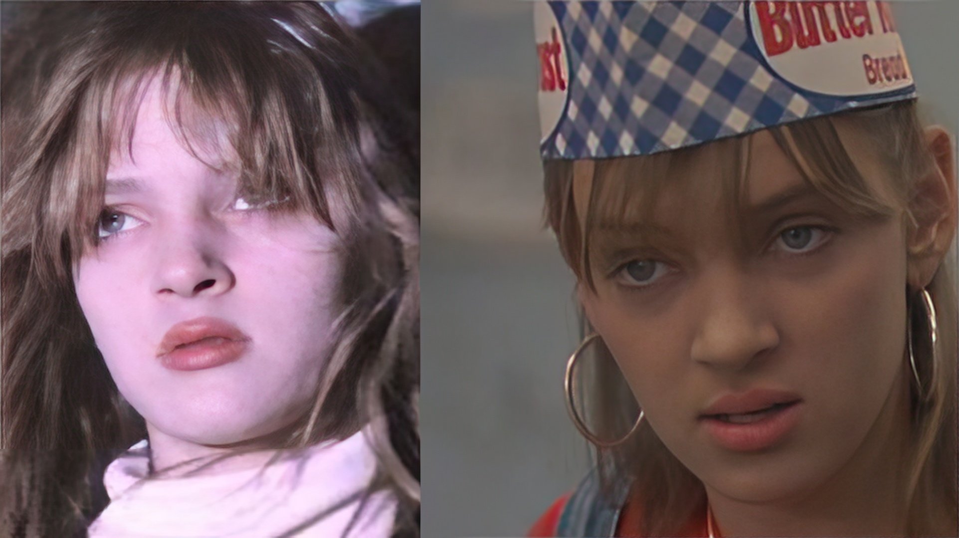 Uma Thurman la începutul carierei