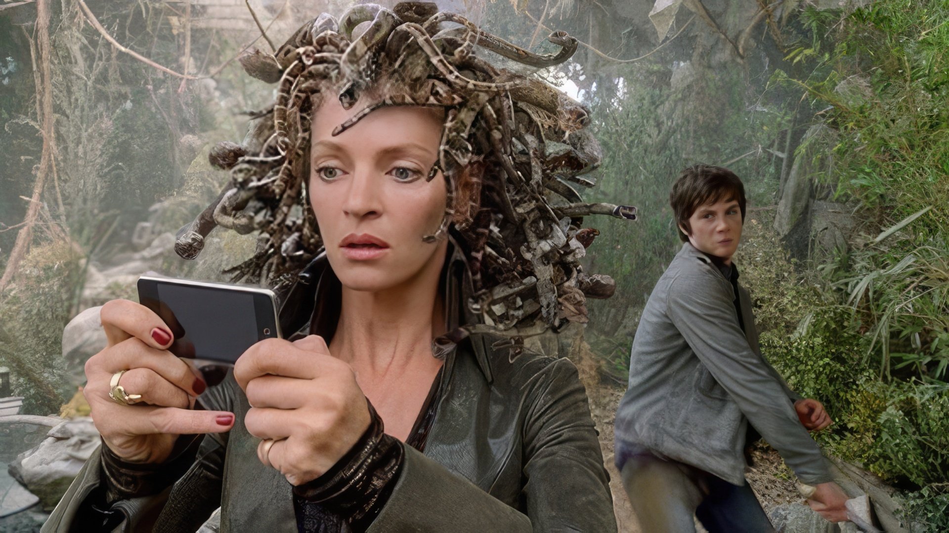 Uma Thurman în blockbusterul pentru tineret Percy Jackson: The Lightning Thief