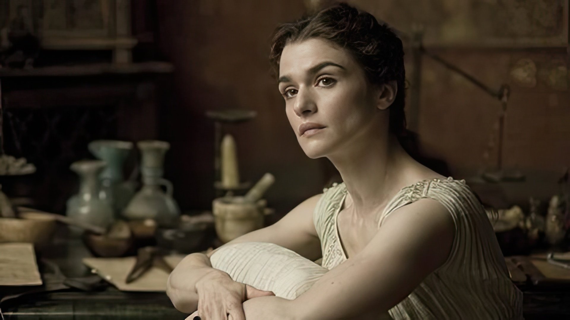 Scenă din "Agora" cu Rachel Weisz