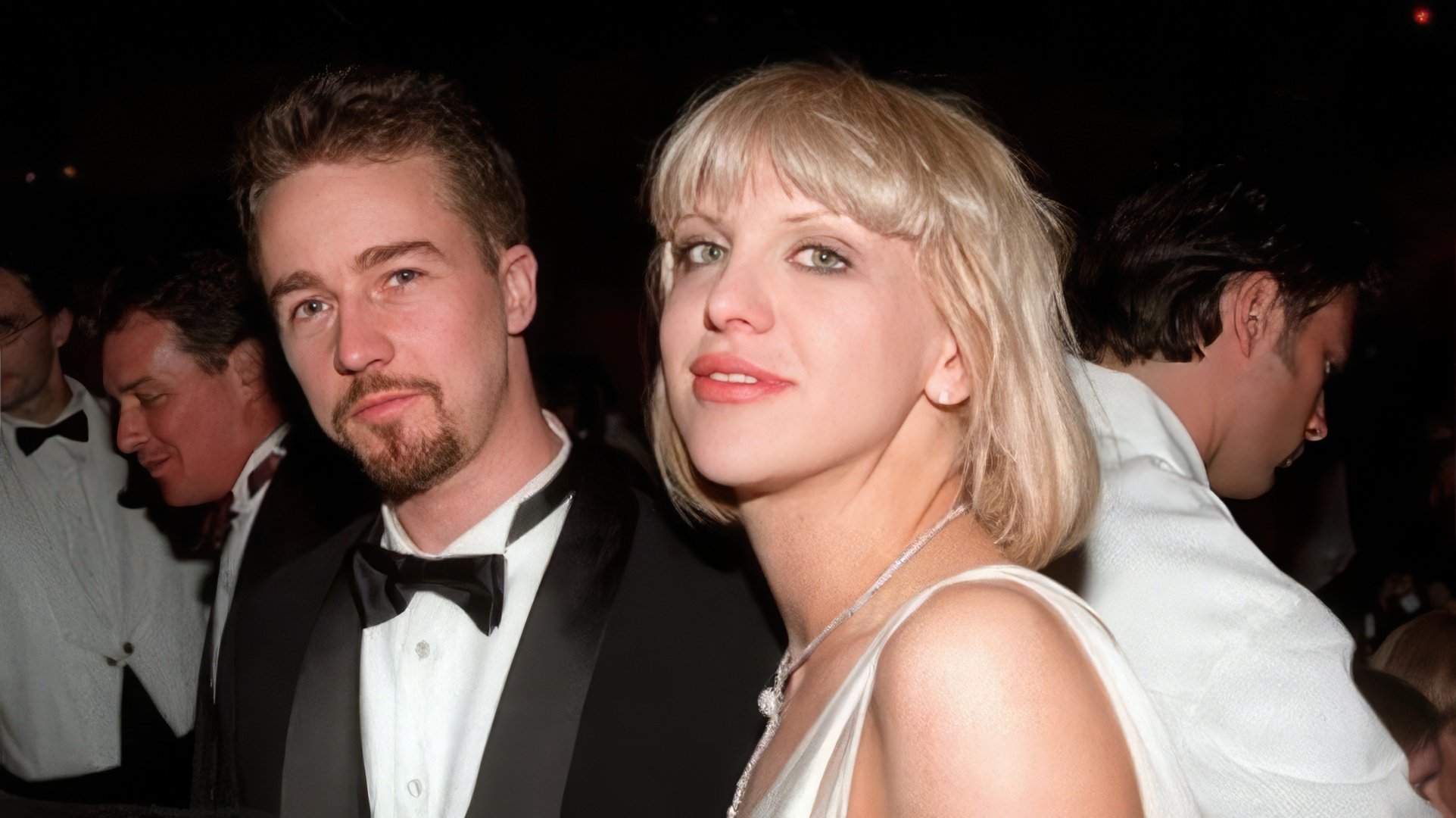 Courtney Love și Edward Norton