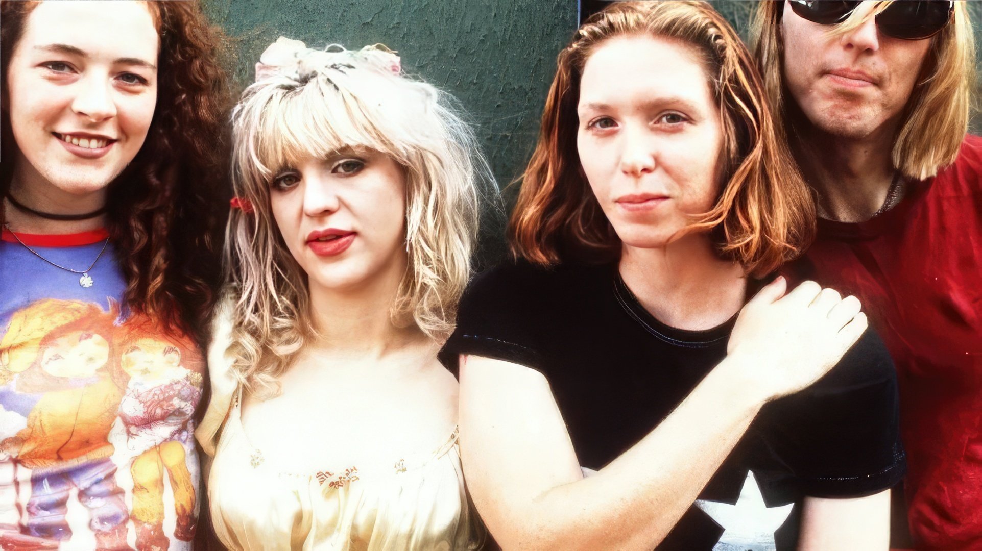 Trupa Hole cu Kristen Pfaff și Kurt Cobain