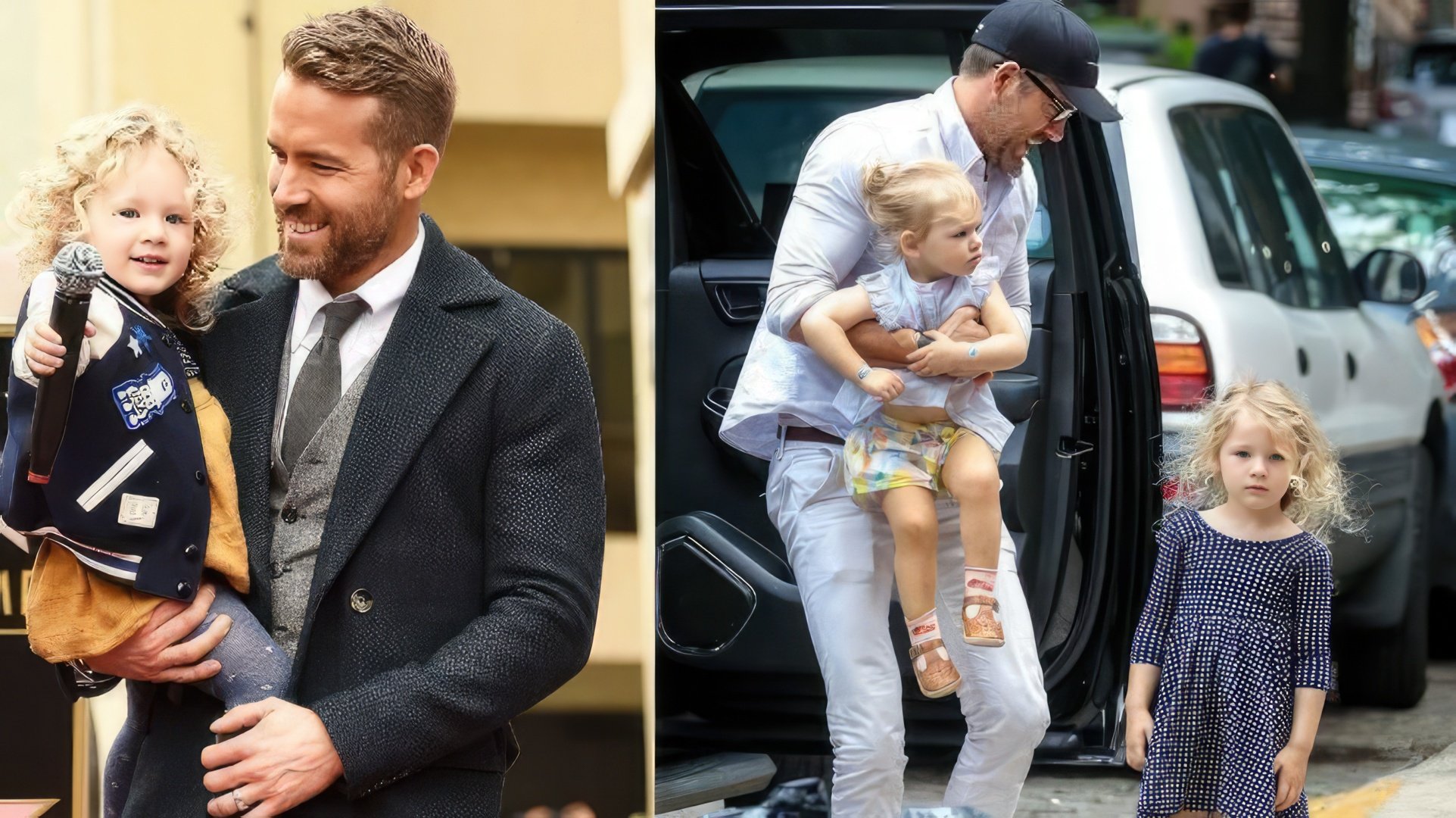 James și Inez, fiicele cele mari ale lui Ryan Reynolds