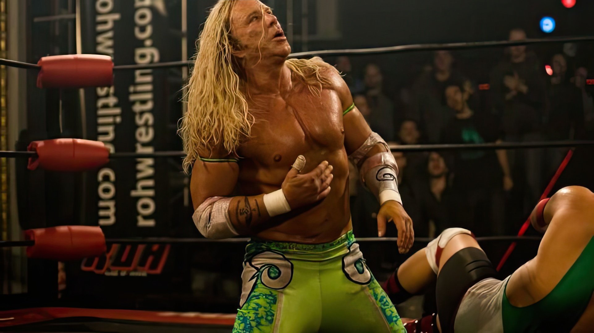 Mickey Rourke în filmul 'The Wrestler'