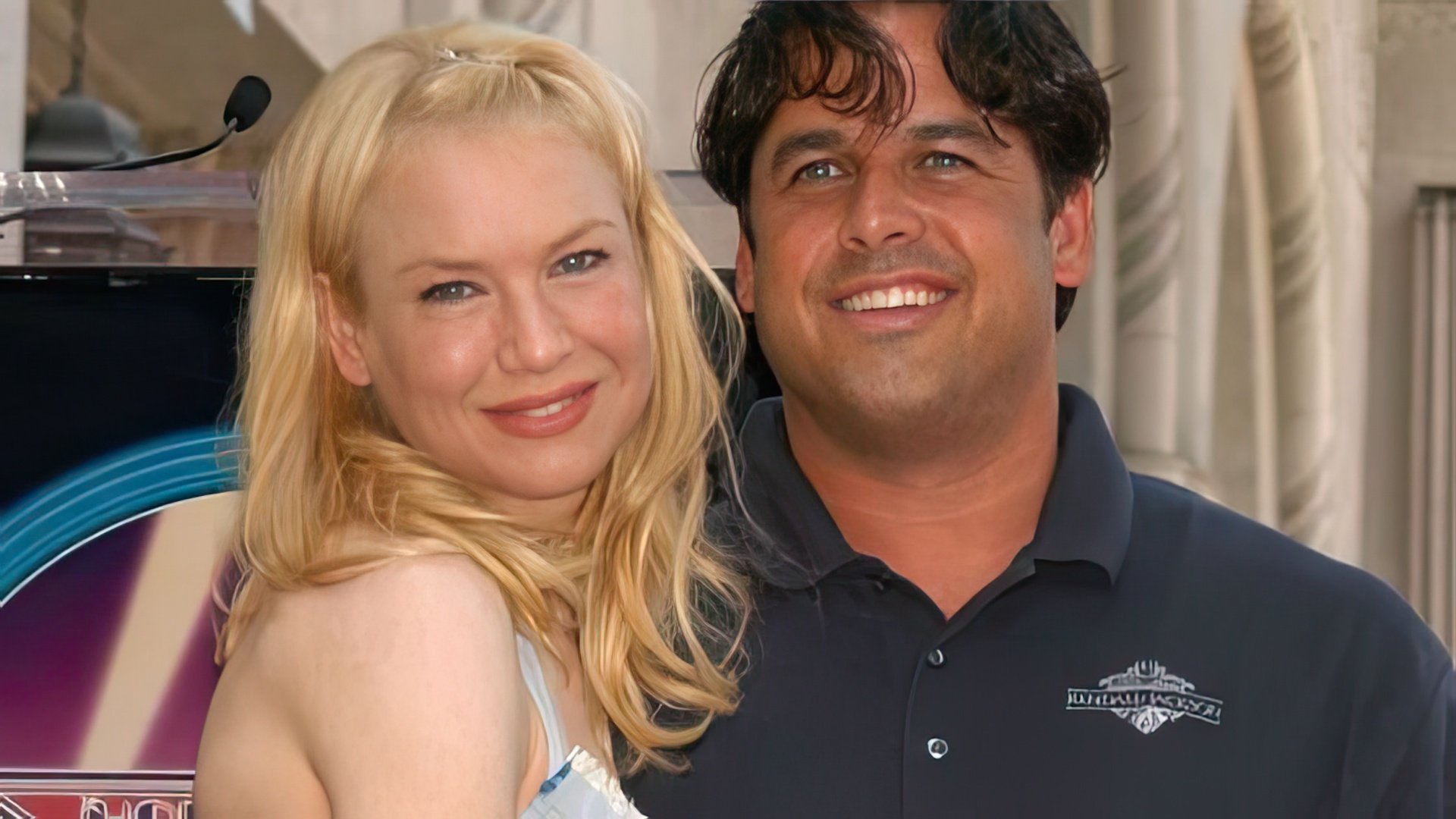 Renee Zellweger cu fratele ei Andrew