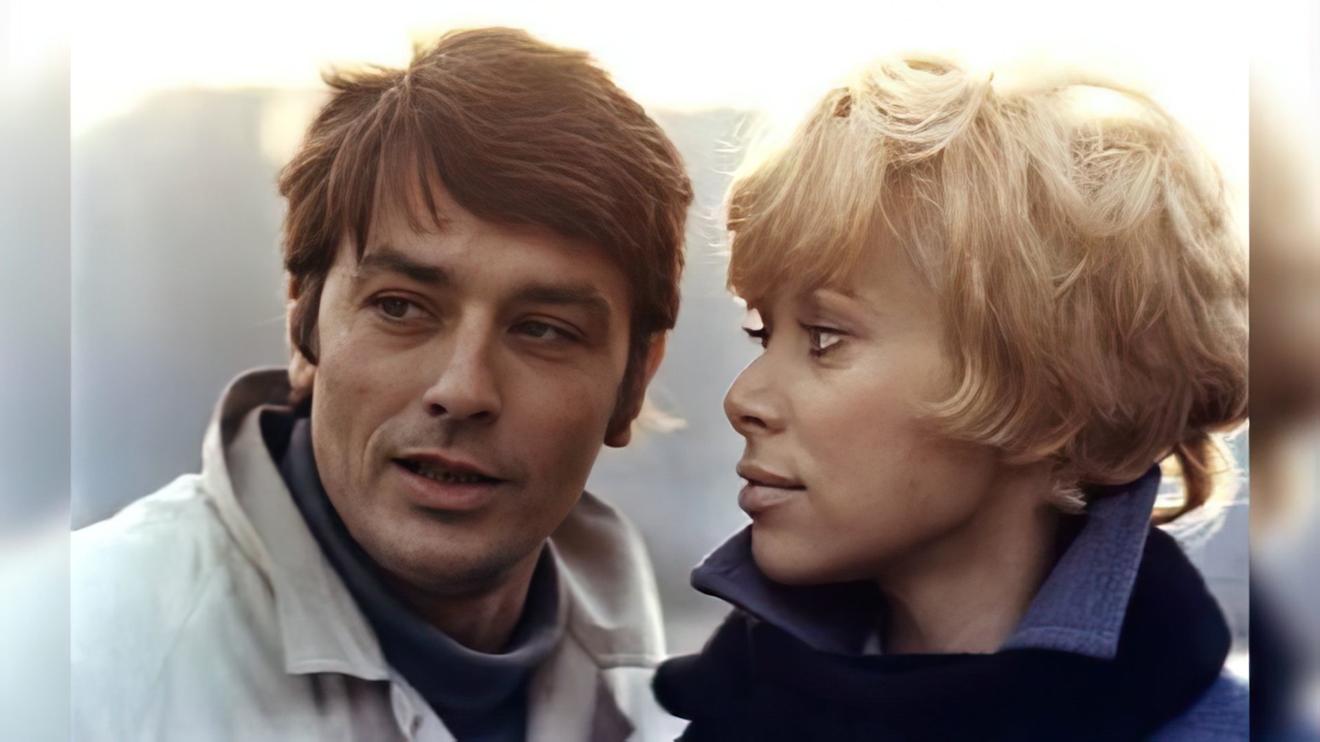 Alain Delon și Mireille Darc