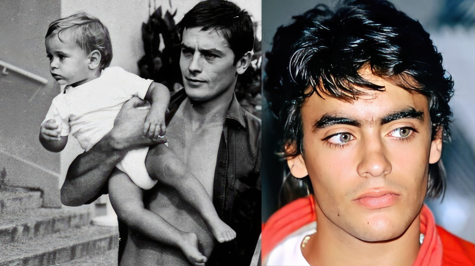 Anthony Delon, fiul mijlociu al lui Alain Delon