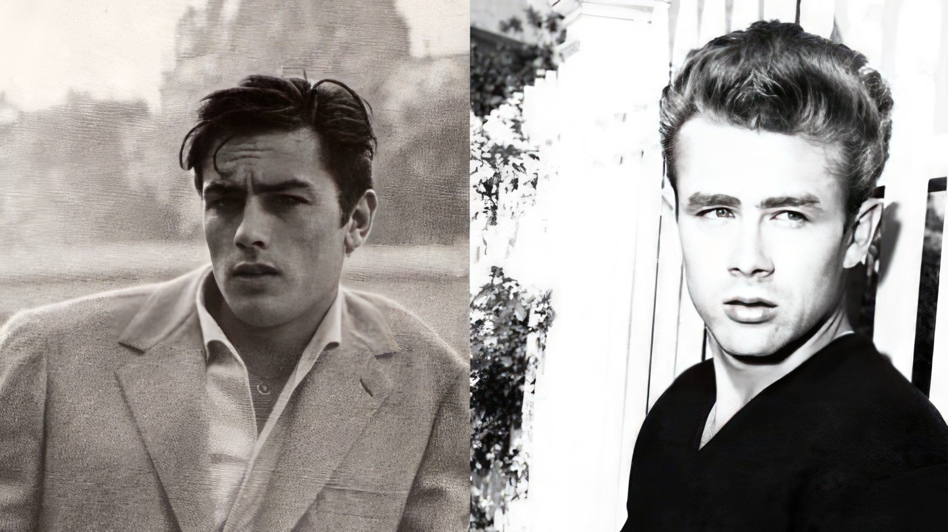 La începutul carierei sale, Alain Delon s-a prezentat ca dublura lui James Dean