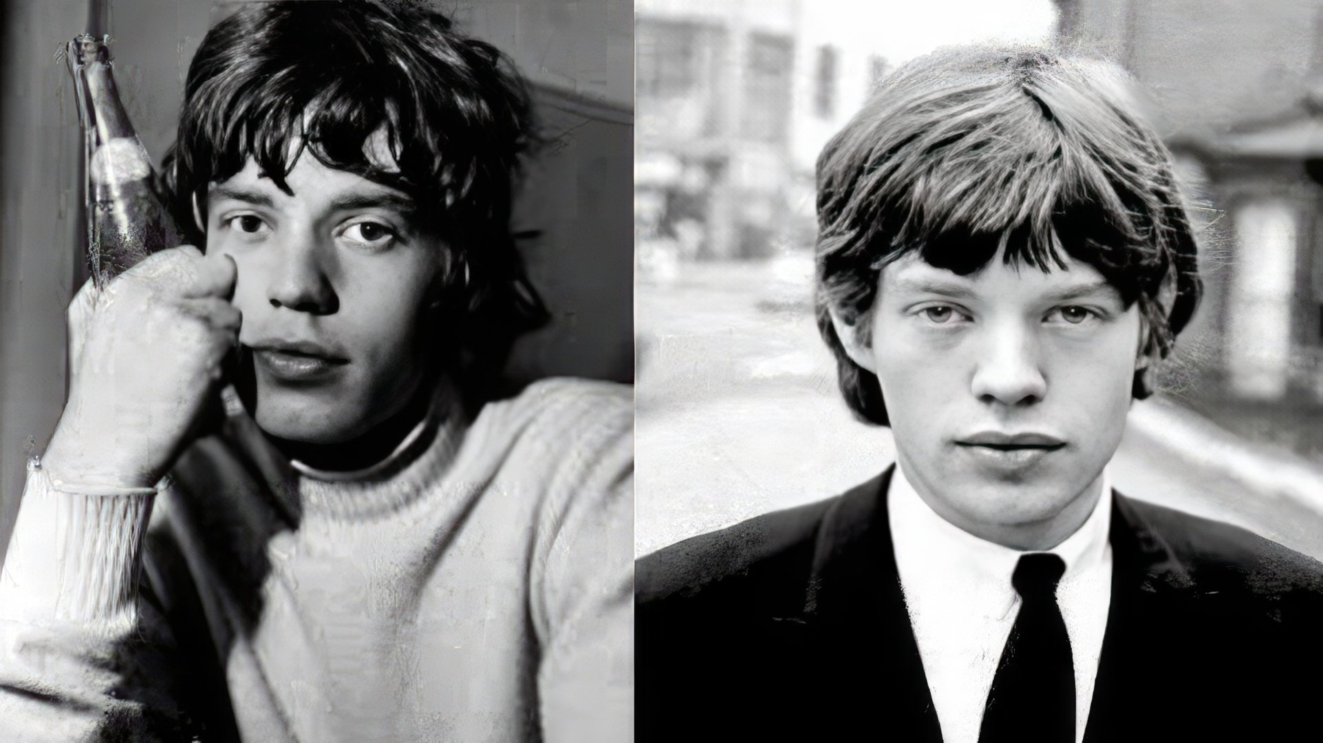 Mick Jagger ca tânăr