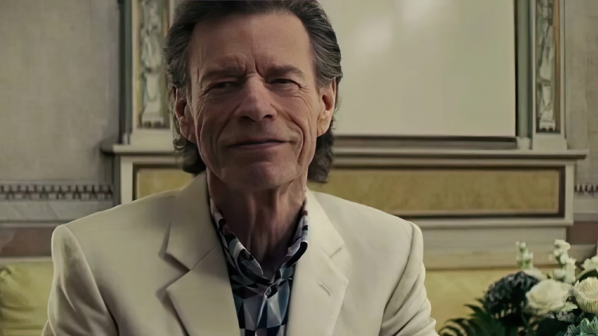 Mick Jagger în filmul "The Burnt Orange Heresy"