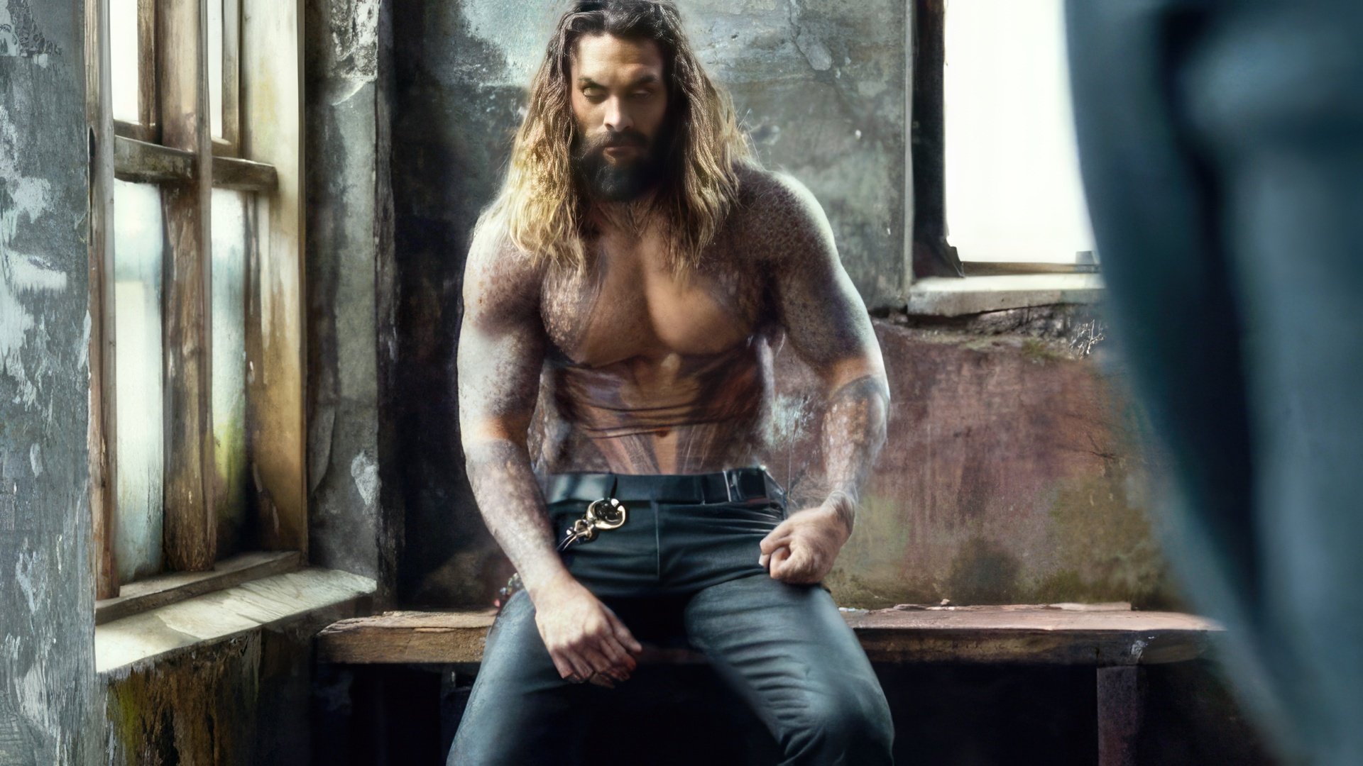Jason Momoa în rolul lui Aquaman