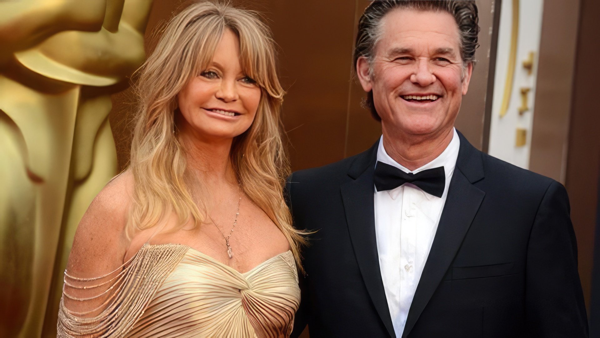 Goldie Hawn cu Kurt Russell