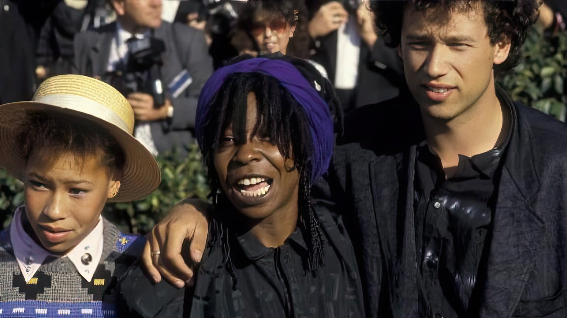 Whoopi Goldberg cu fiica Alex și al doilea soț David Claessen