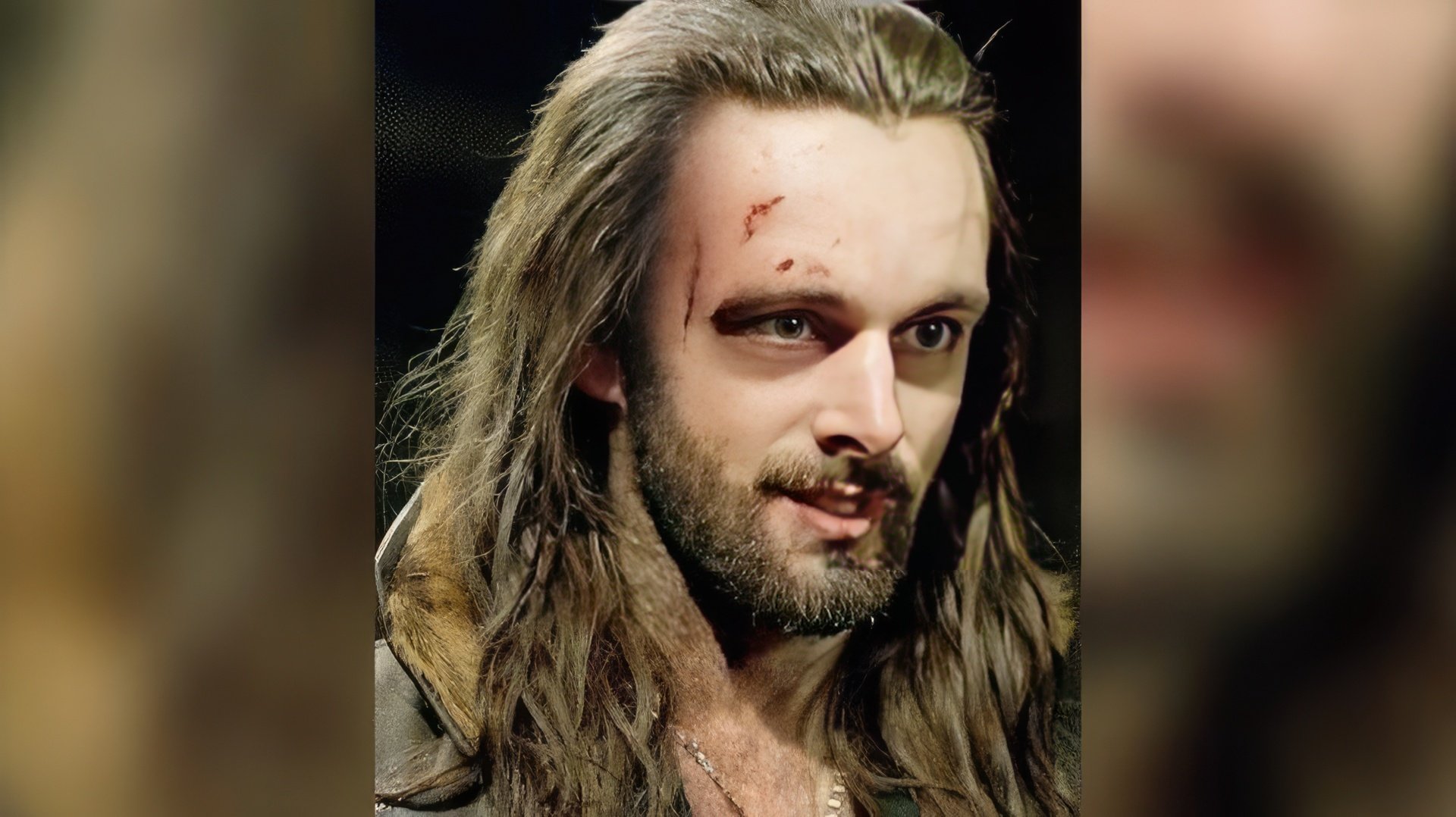 Michael Sheen pe platoul de filmare al 'Underworld'