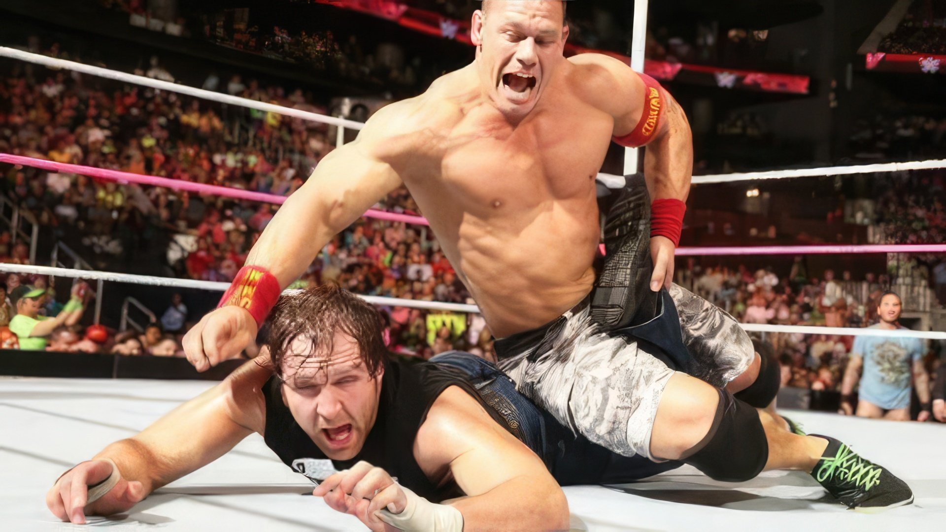 Wrestler-ul John Cena în ring