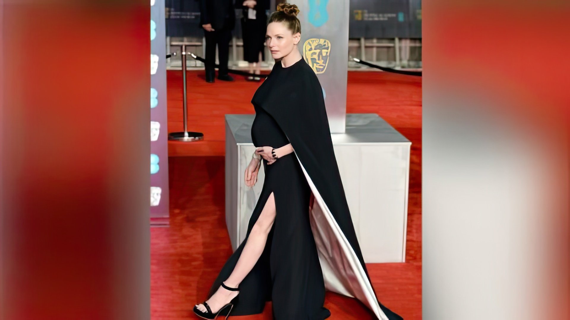 Rebecca Ferguson în timpul celei de-a doua sarcini