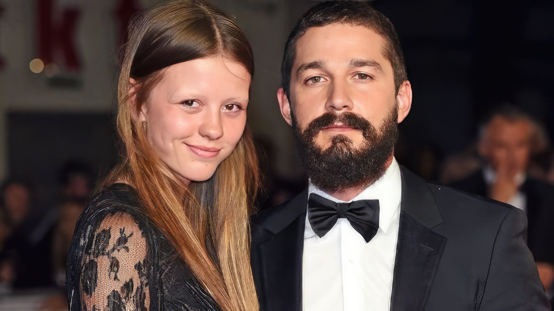 Mia Goth și Shia LaBeouf sunt împreună din 2012