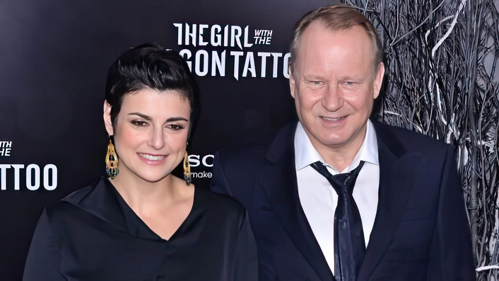 Stellan Skarsgård și Megan Everett