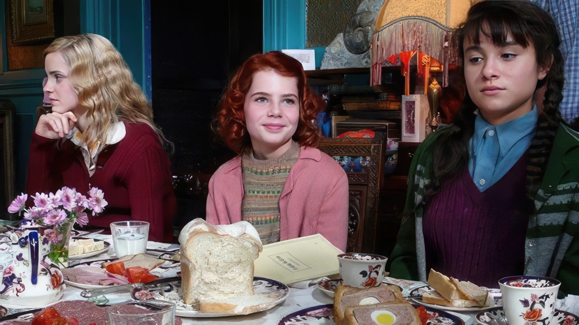 Lucy Boynton pe platoul de filmare al filmului "Ballet Shoes"