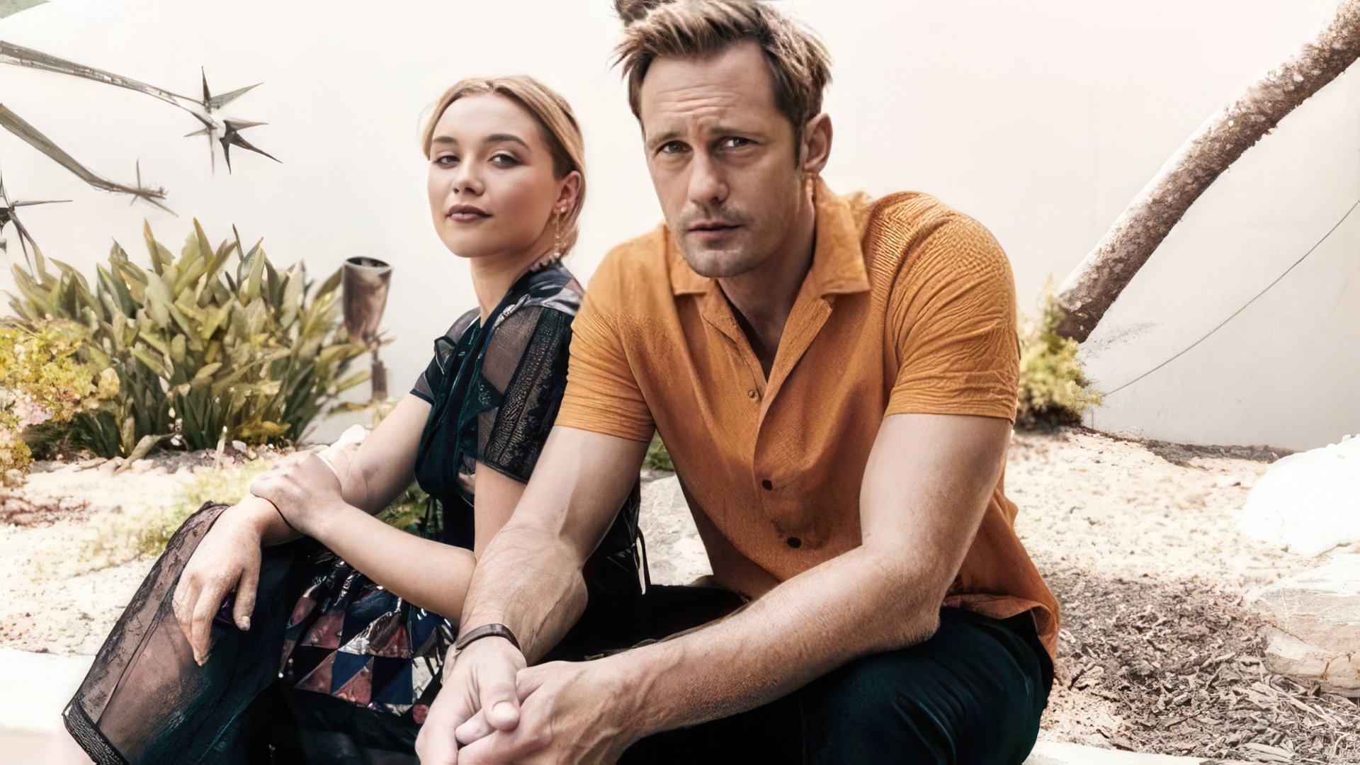 Florence Pugh și Alexander Skarsgård