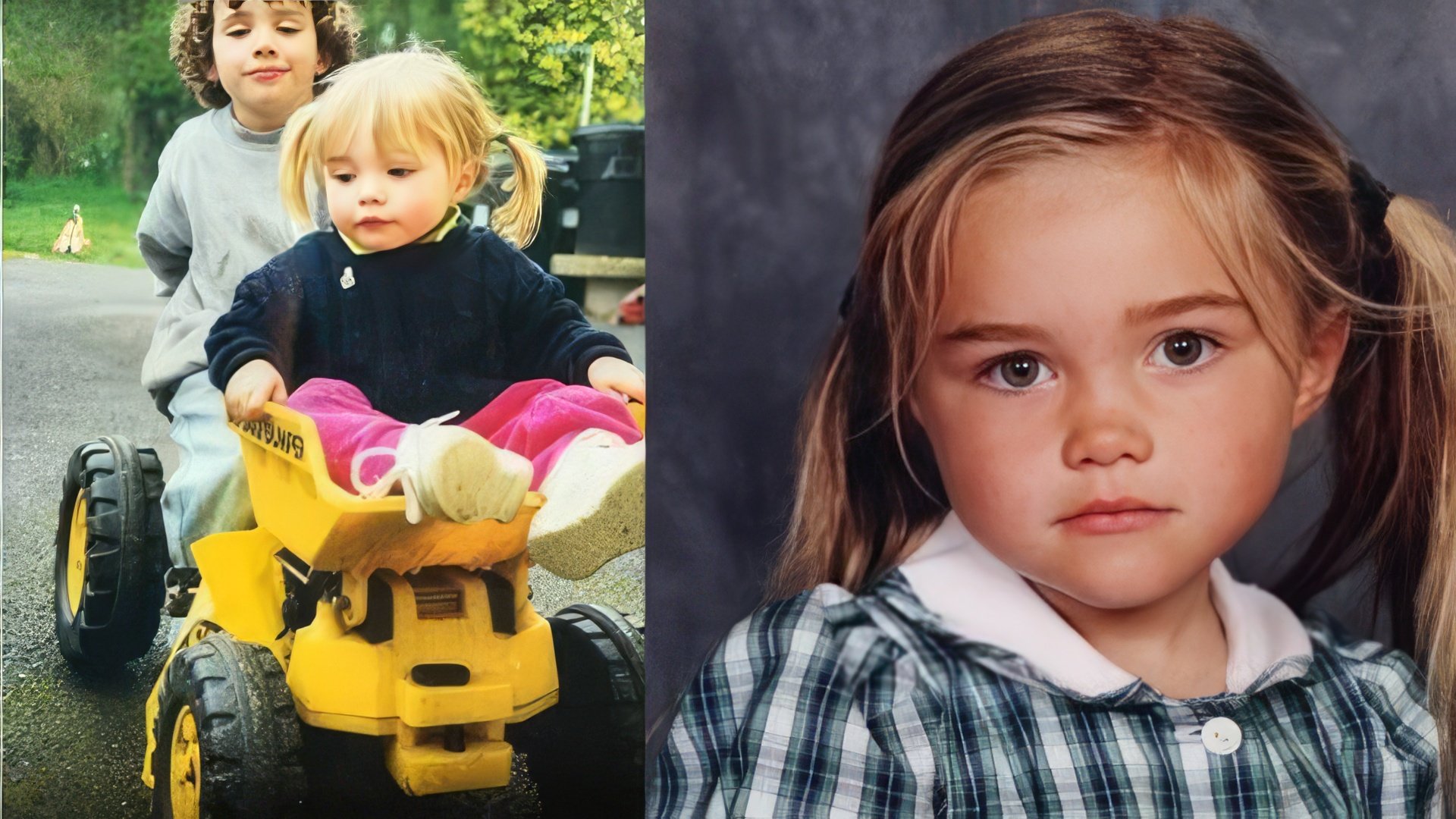 Florence Pugh în copilărie