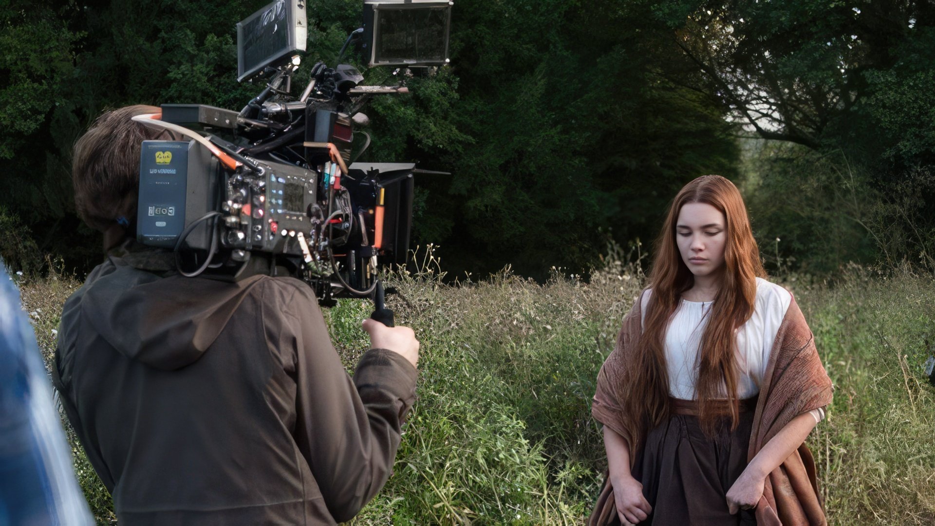 Florence Pugh pe platourile de filmare ale filmului 'Lady Macbeth'