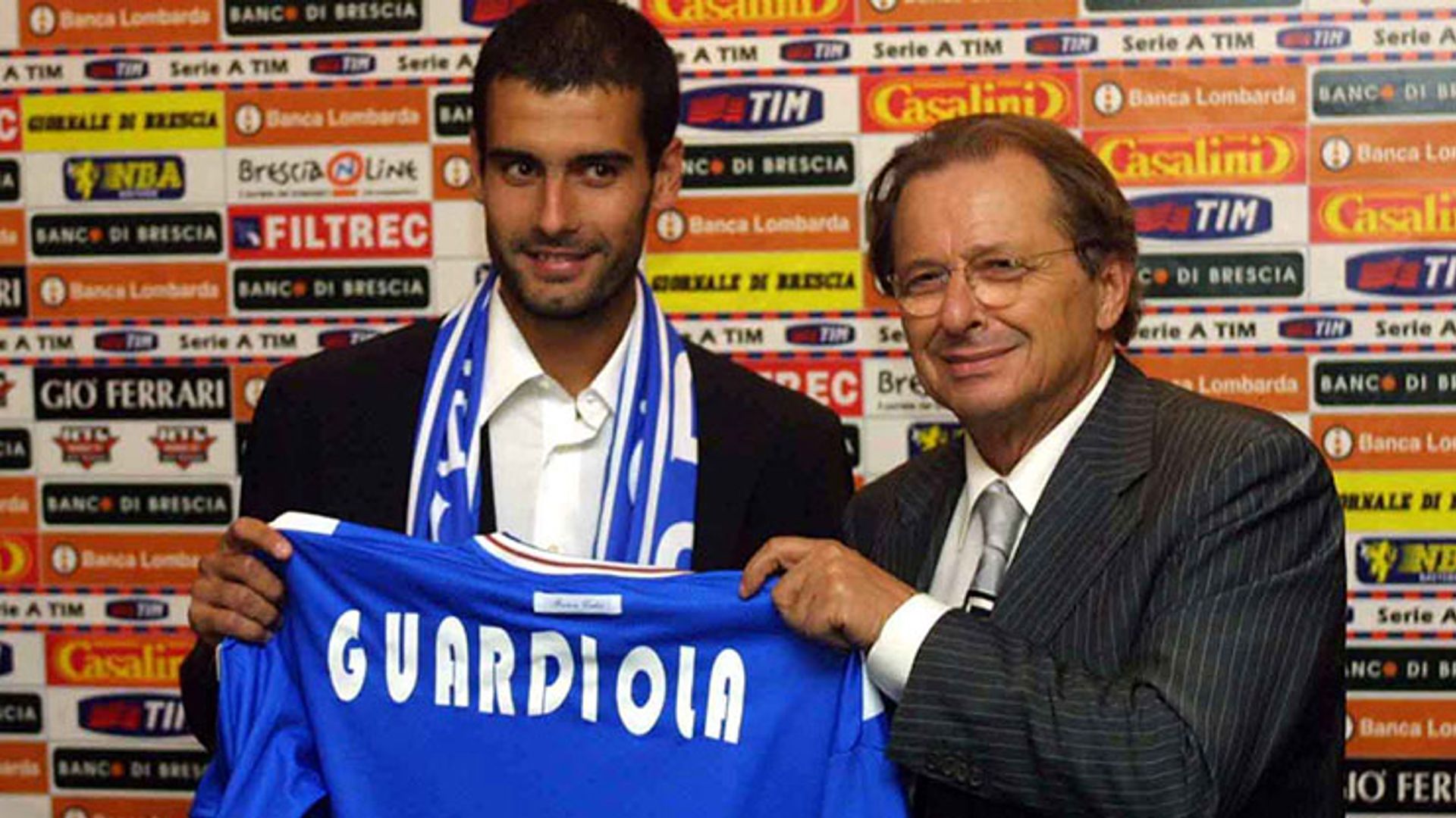 În 2001, Guardiola s-a alăturat echipei Brescia