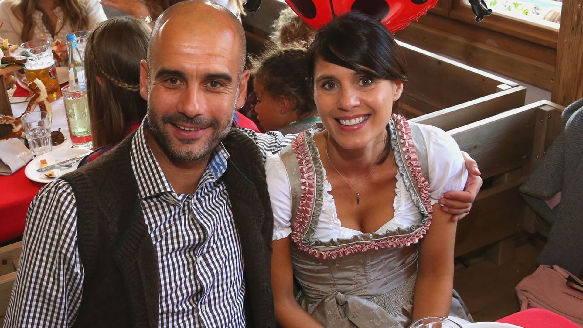Josep Guardiola și soția sa Cristina Serra