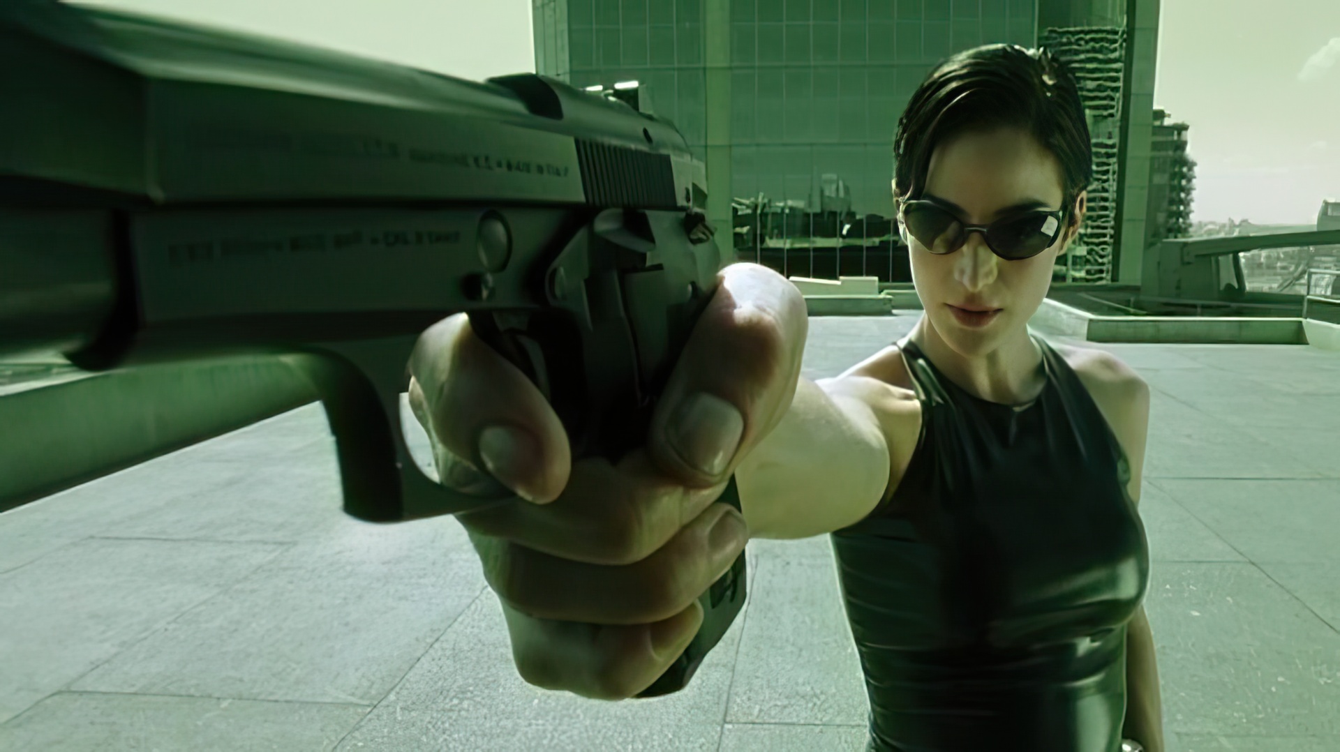 Carrie-Anne Moss în 'The Matrix'