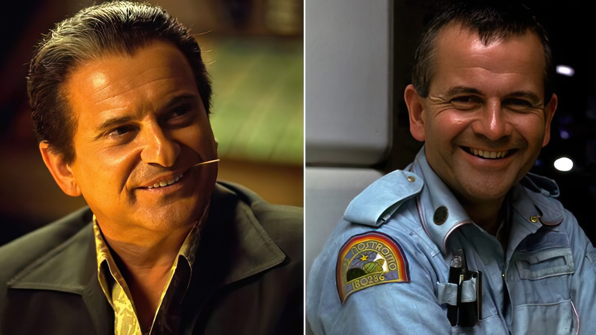 Joe Pesci (stânga) și Ian Holm erau adesea comparați