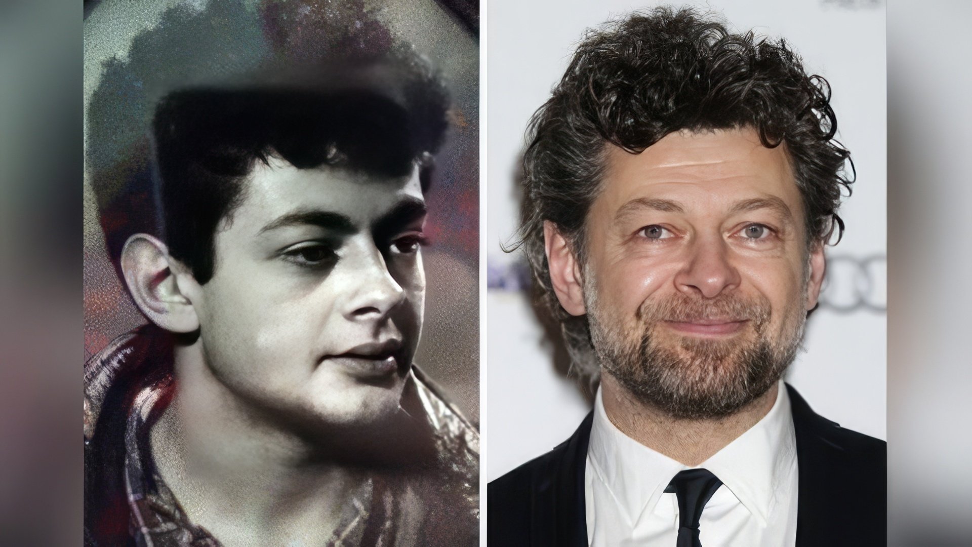 Andy Serkis: tânăr și acum