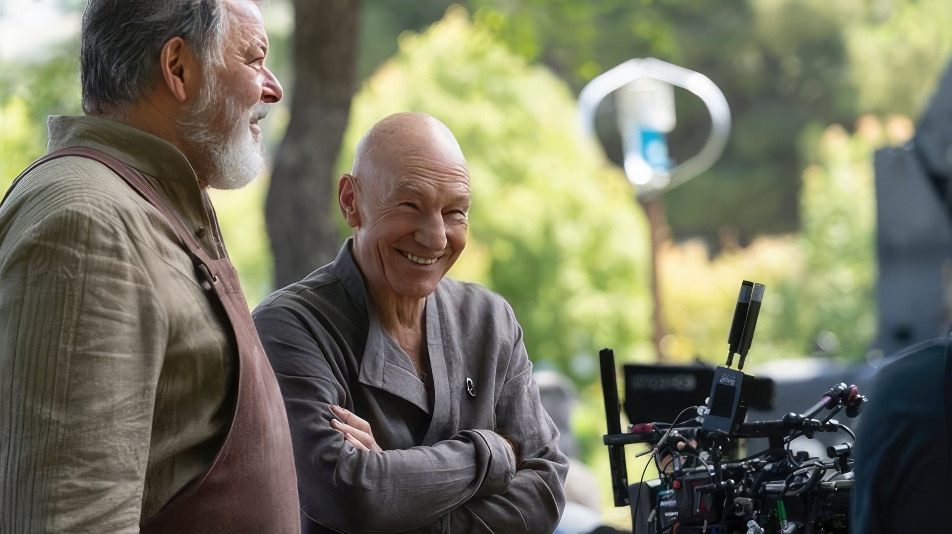 Pe platoul de filmare al serialului "Star Trek: Picard"