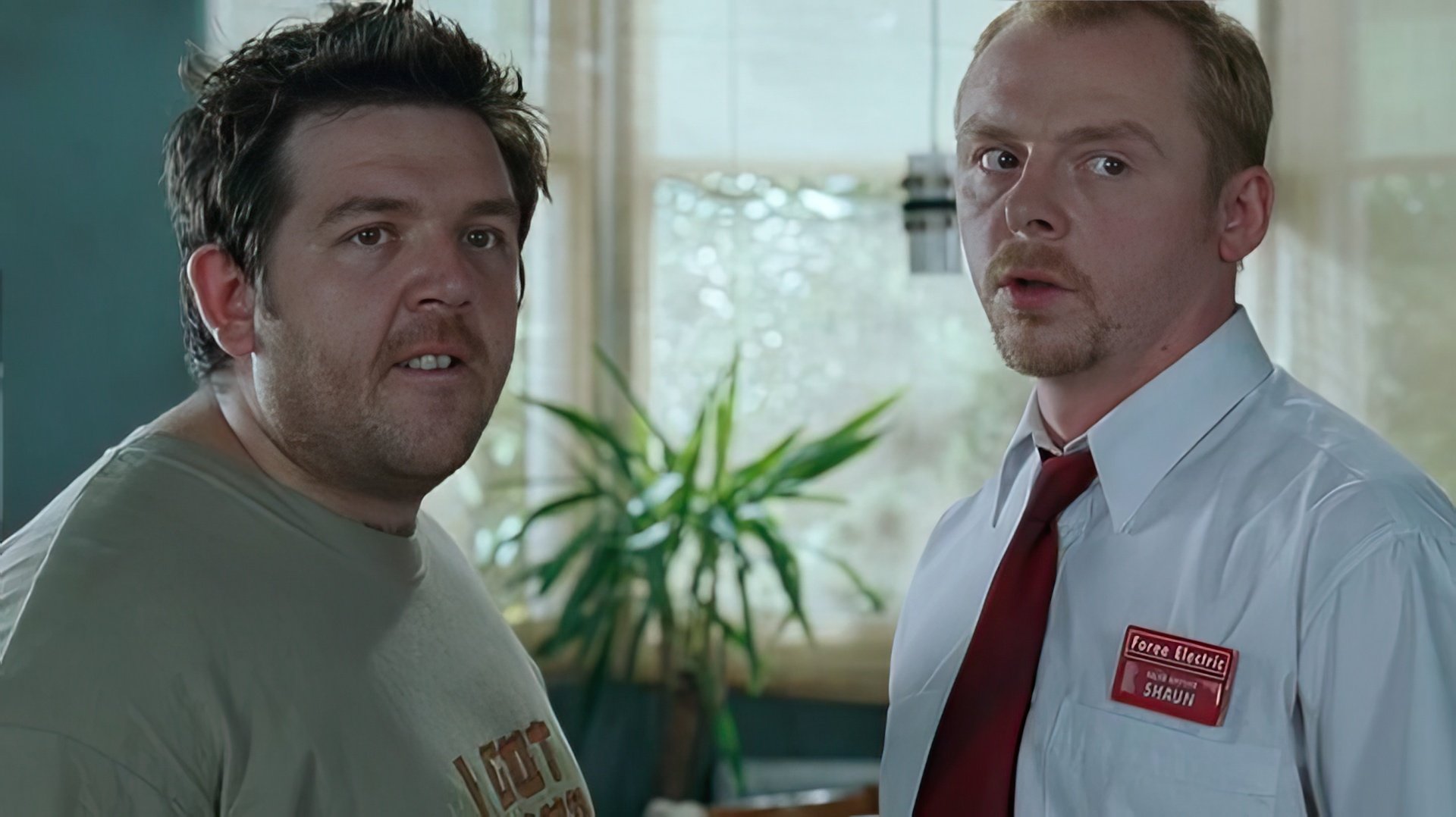 Nick și Simon în filmul "Shaun of the Dead"