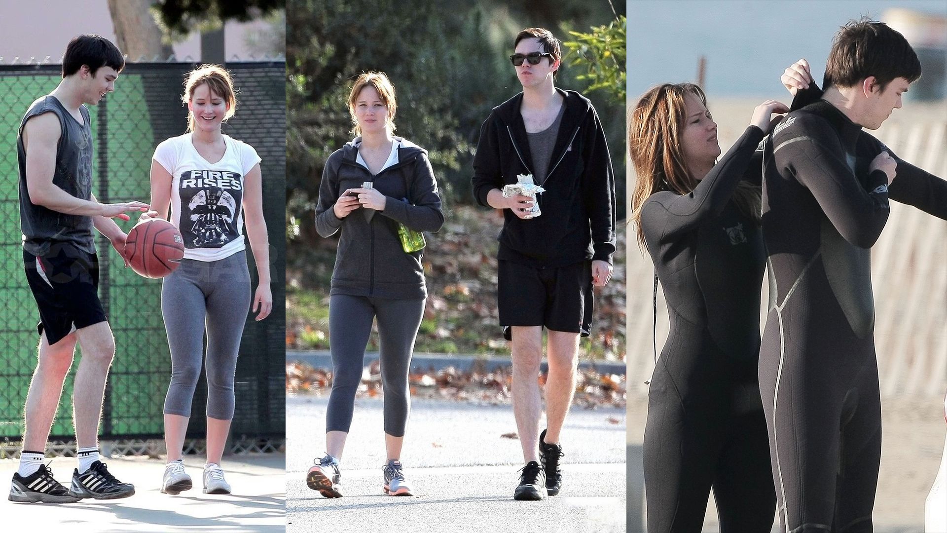 Nicholas Hoult și Jennifer Lawrence