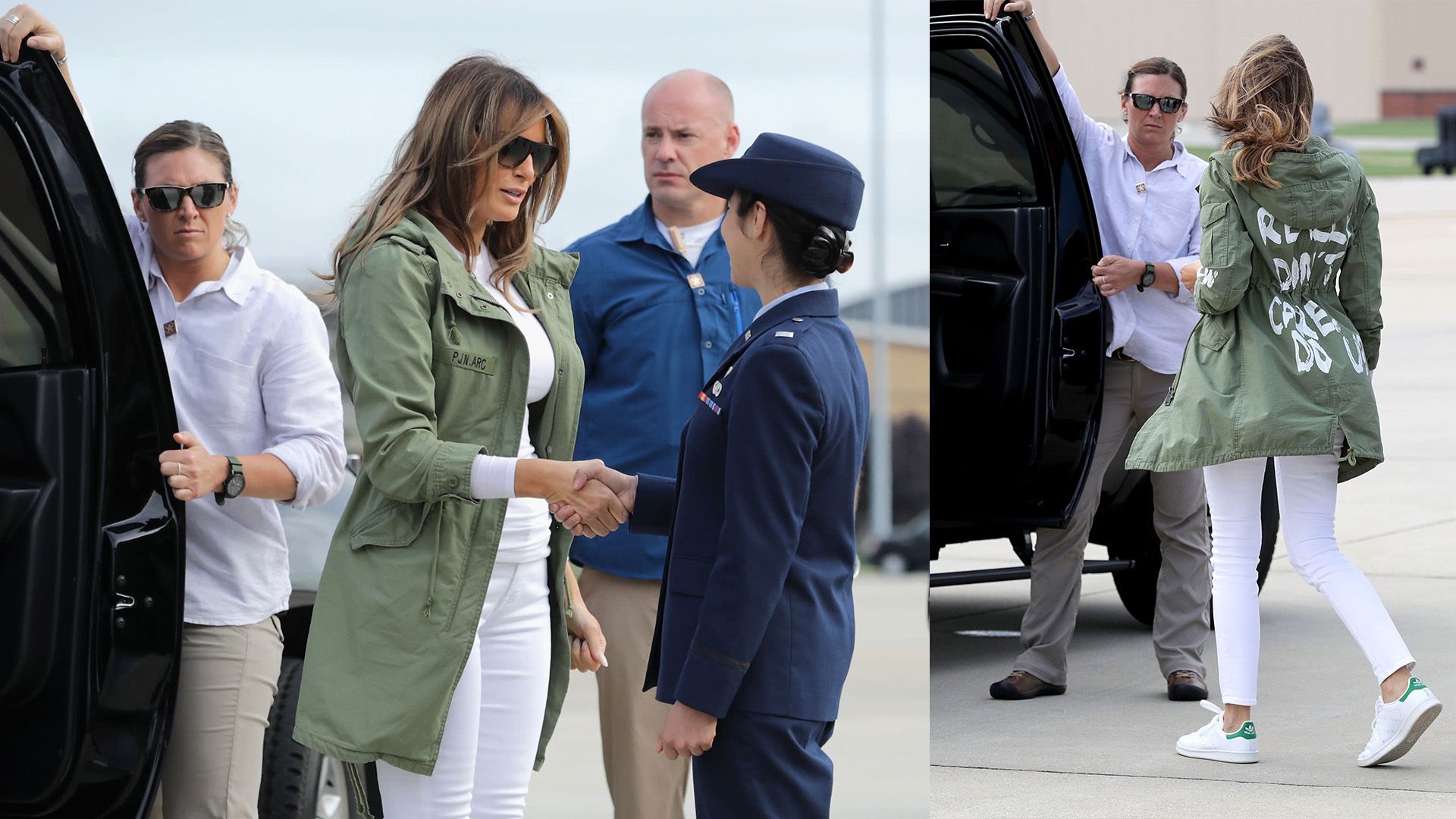 Jacheta scandaloasă a Melaniei Trump